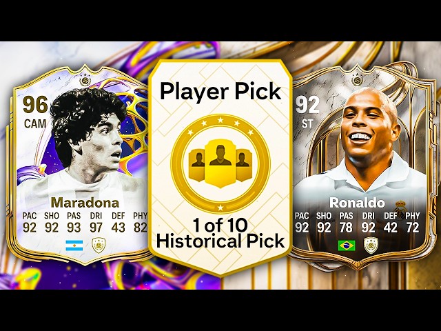 40x 1 OF 10 HISTORICAL ICON PLAYER PICKS! 😨 FC 26 Ultimate Team