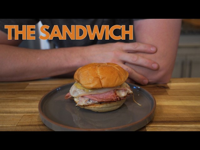 The Delicious sandwich from Anthony Bourdain’s cookbook.  Lunch Time.