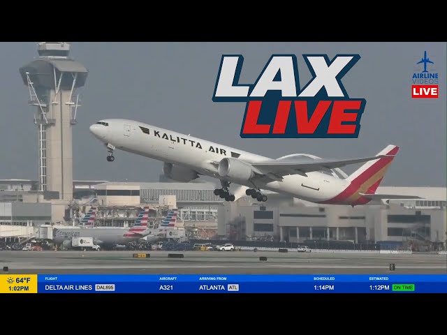🔴LIVE LOS ANGELES (LAX) AIRPORT ACTION! (December 21st, 2025)
