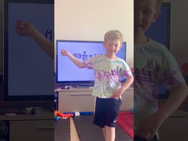 Math for kids 🤓 lessons with Ray and @mathantics 👌🏻6 year old do algebra🤩