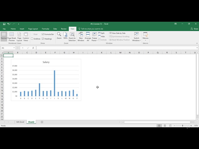 Worksheet Operations in Excel - Learn Online