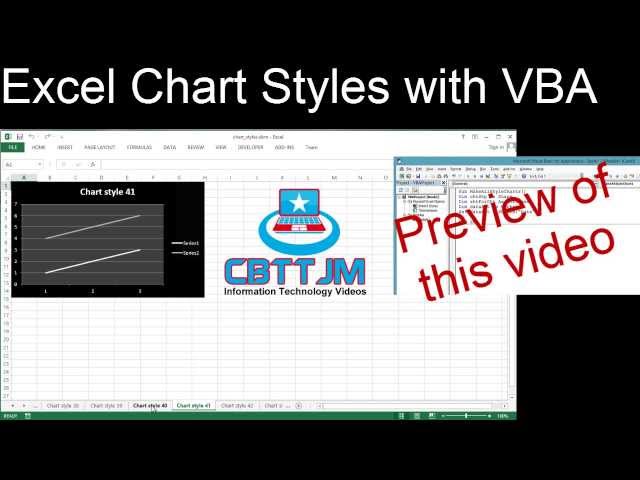 Exploring Excel Chart Styles with VBA