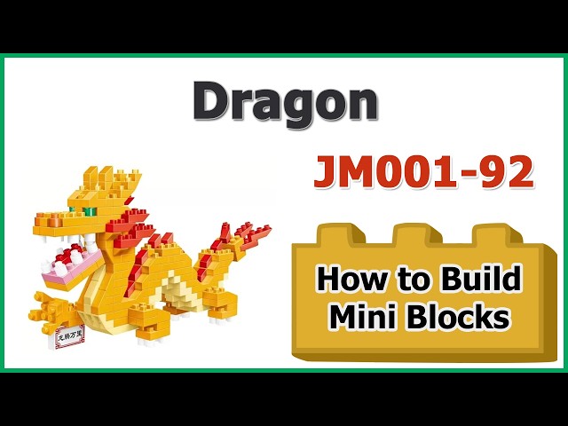 How to Build Dragon Blocks - JIKE 积客 PETIT JK-JM001-92 Instructions Specifications