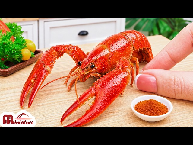 🦞 So Delicious Mini New England Lobster Roll Recipe | ASMR Cooking Mini Food
