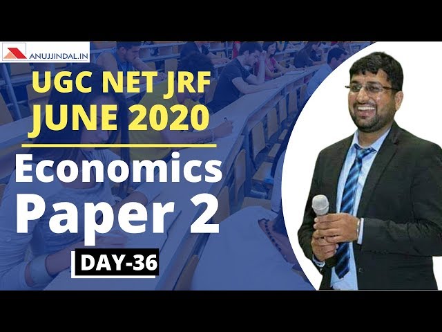 5 Most Important Questions | Paper 2 | Subject - Economics | UGC NET JRF JUNE 2020 | Day 36