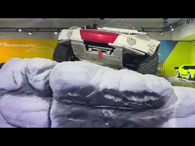 Porsche booth at the Toronto International AutoShow