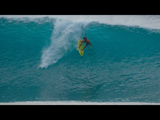 Mason Ho Surfing PIPELINE & BACKDOOR Evening Flurry On Small Board