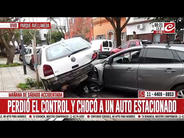 Drunk driver loses control, crashes, and wrecks several parked cars