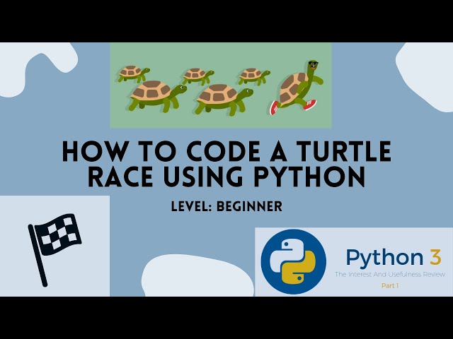 Coding a turtle Race in Python
