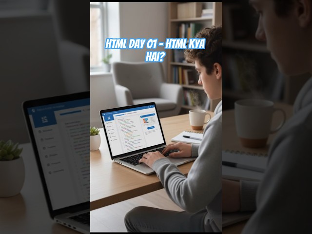 HTML Day 01 – HTML Kya Hai? #shorts#shortsvideo