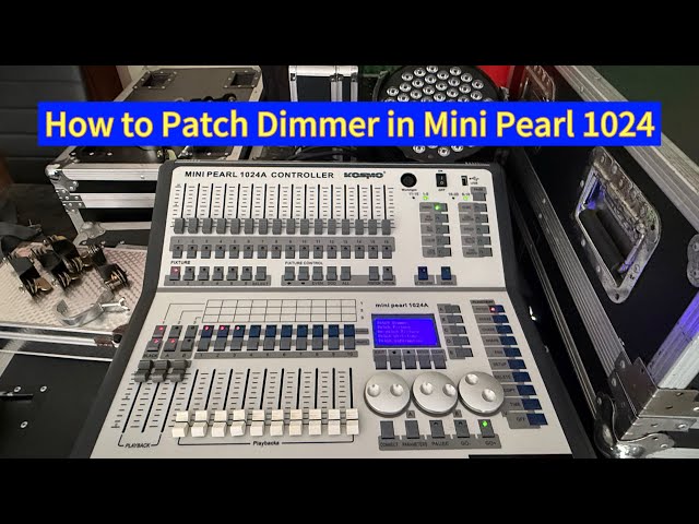 How to Patch Dimmer in Mini Pearl 1024