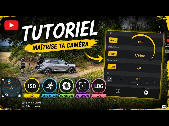DJI Drone Camera Settings Tutorial