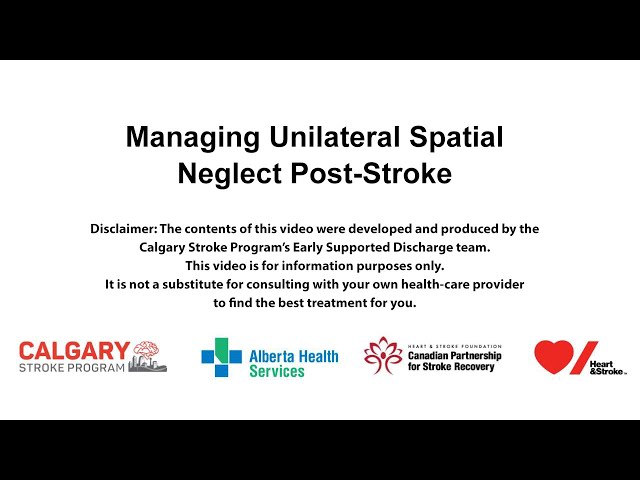 Managing Unilateral Spatial Neglect after Stroke
