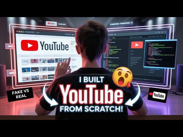 I Built a Real YouTube Clone with LIVE Search & Real Video Playback! 🔥 (Using YouTube API)