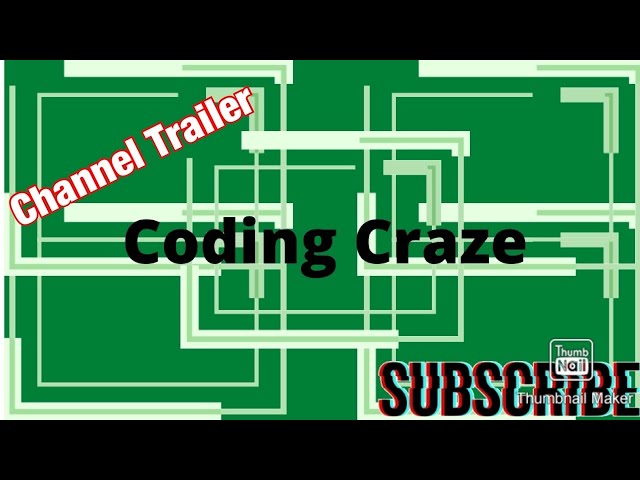 Coding Craze channel trailer
