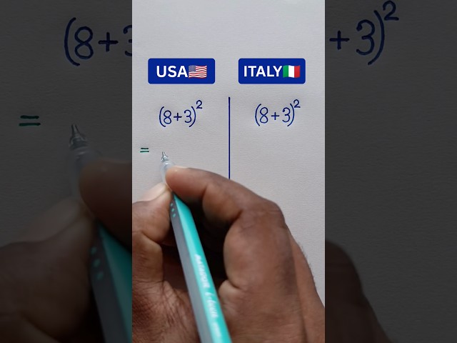 USA vs ITALY which has one better ❓#knowledge #education #equation #mathskills
