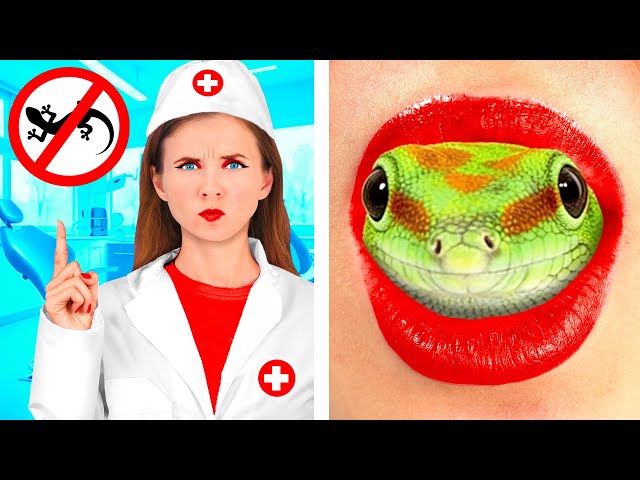How To Sneak Pets From Dentist | Crazy Challenge by PaRaRa
