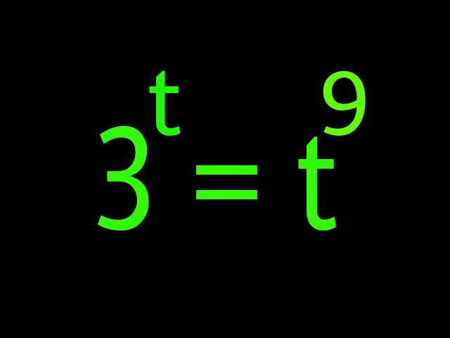 A Nice Math Exponential problem | Math olympiad question 