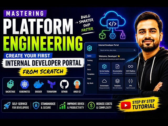 Module 1:1.6-Mastering Platform Engineering:Create Your First Internal Developer Portal from Scratch