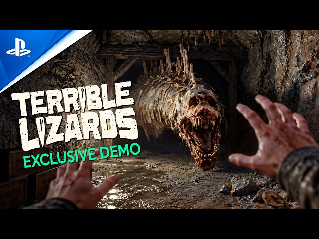 TERRIBLE LIZARDS First Gameplay Demo | New Parkour Horror like Jurassic Park Survival & Dying Light