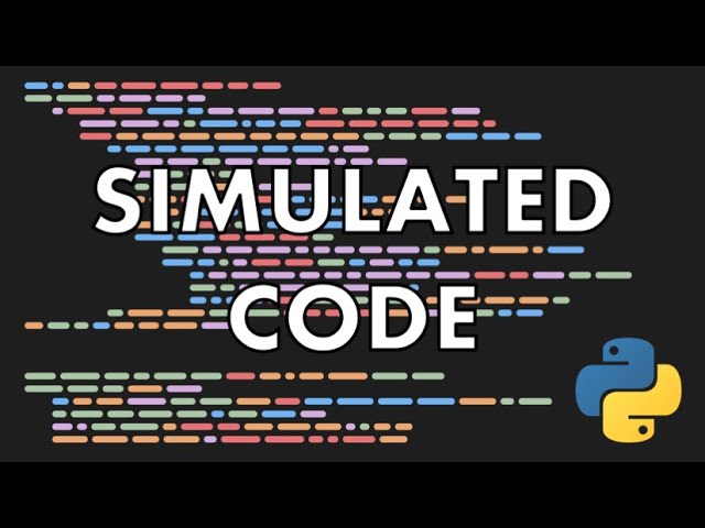 Generative Art - Simulated Code in Python Processing