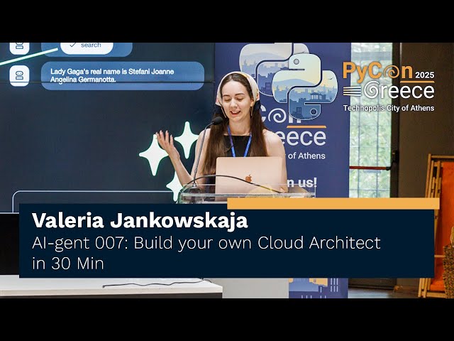 Valeria Jankowskaja: AI-gent 007: Build your own Cloud Architect in 30 Min