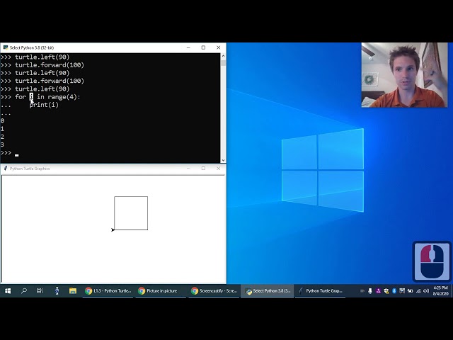 For Loops | Python Turtle [2/6]