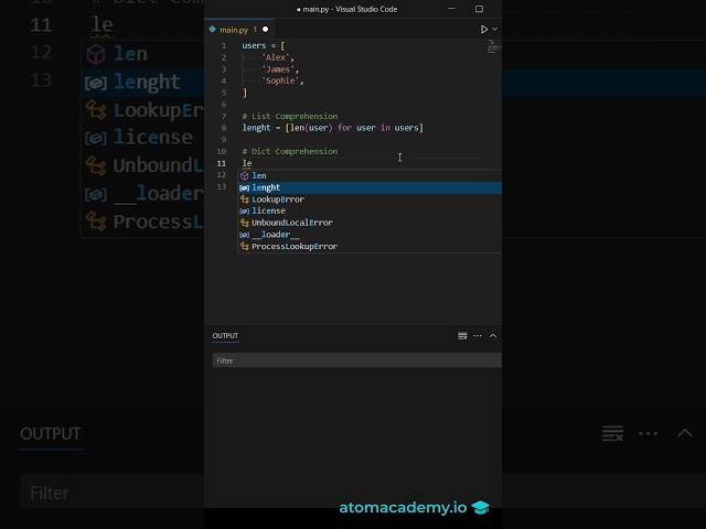 Python List & Dict Comprehension in 1 min #coding #python #programming