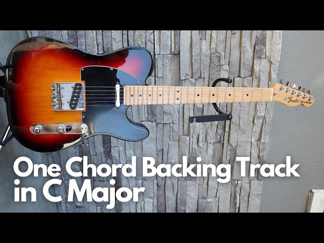 Single Chord Backing Track in C Major