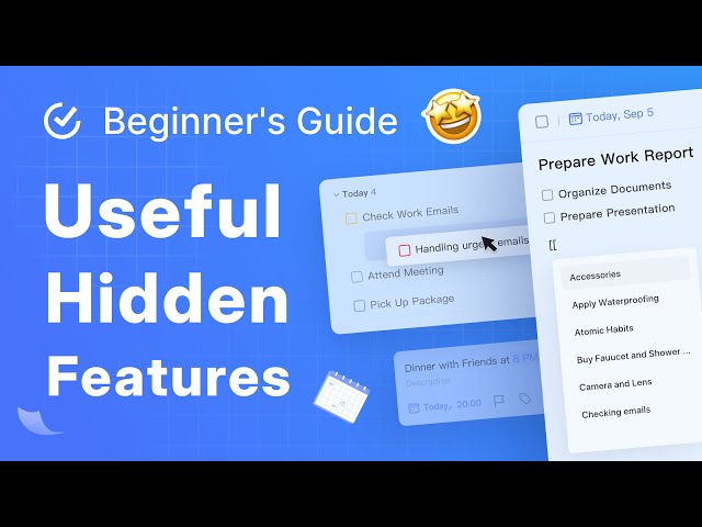 Unlock Useful Hidden Features in TickTick | Boost Productivity