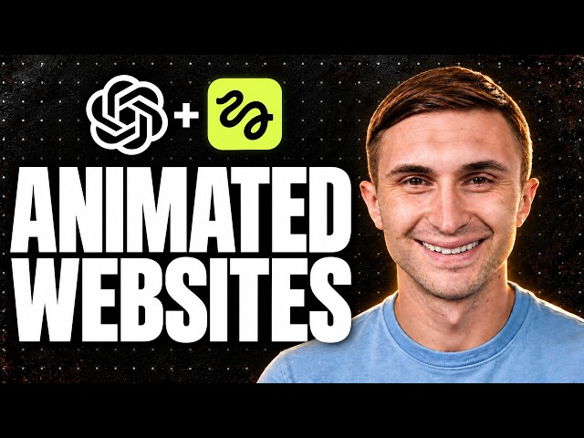ChatGPT Sites + Higgsfield: Build Beautiful ANIMATED Websites! (ChatGPT Sites Tutorial)