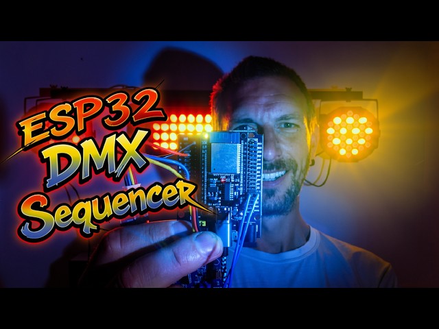 Build your own ESP32 DMX Lighting and Sound Controller for under $15!