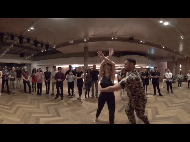 Brisbane Industry Latin Dance Extravaganza  8K 360 Video-  Salsa Workshop with Alex Bryan Oz