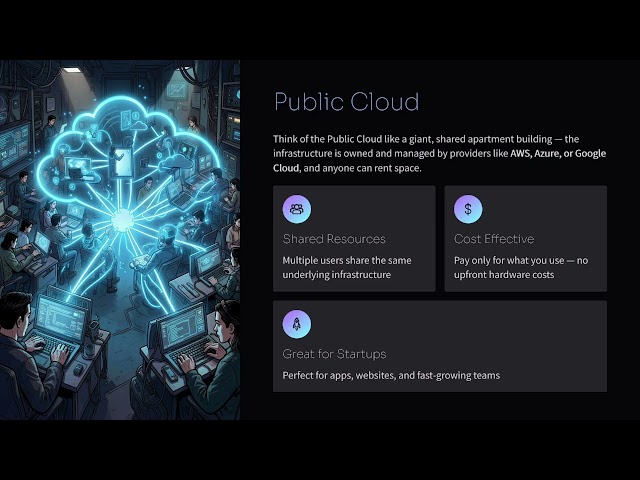 Types of Cloud Computing Explained ☁️ | Public vs Private vs Hybrid Cloud