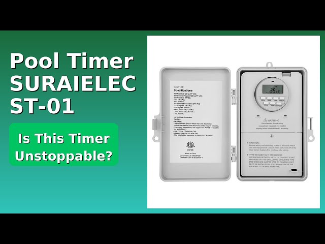 REVIEW (2026): Pool Timer SURAIELEC ST-01. Features.