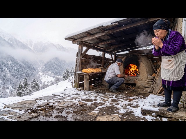 Their life is far from civilization, in the harsh mountain cold