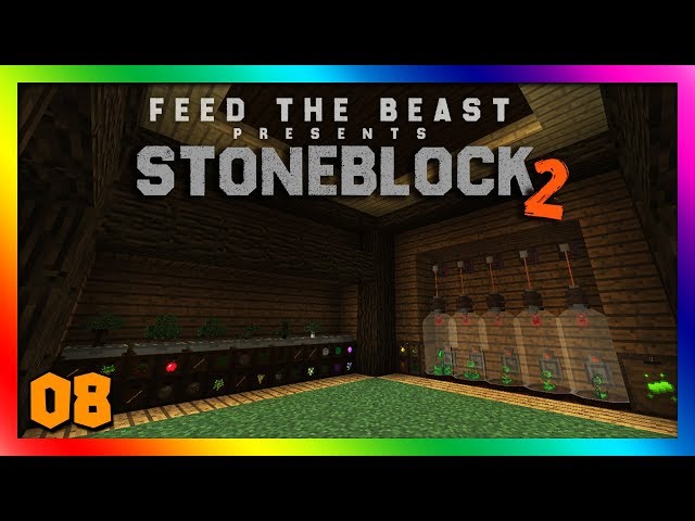 Stoneblock 2 Modpack - Garden Cloche setup! Episode 8 [Modded Minecraft 1.12.2]