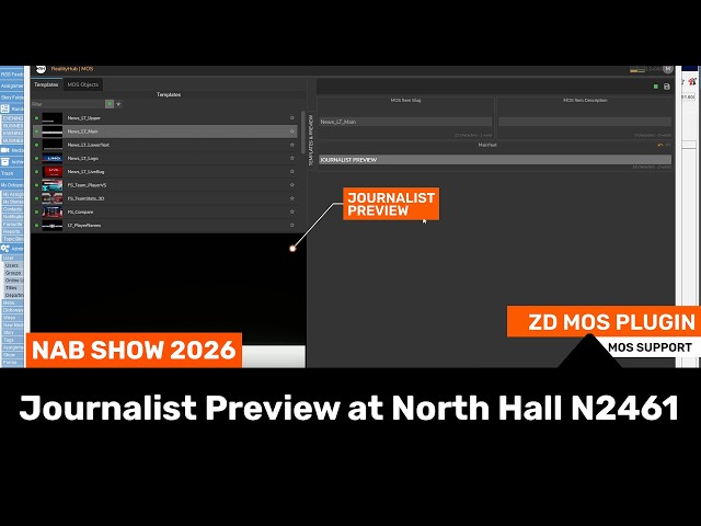 Journalist Preview at North Hall N2461 - #nabshow
