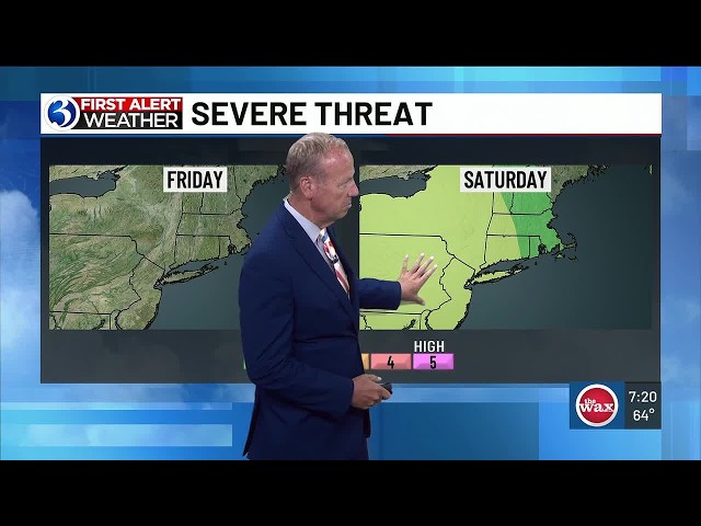 FORECAST: Bright today, a First Alert Weather Day for storms tomorrow