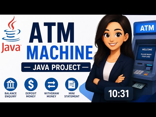 ATM machine project#javadeveloper 