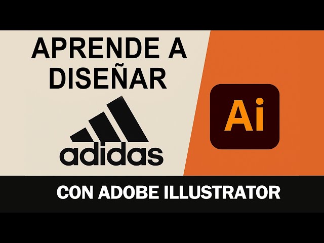 Como crear el logo de adidas con adobe illustrator
