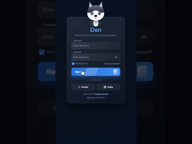 #coding #developer Modern Glassmorphism Login Form 🔥 | HTML CSS JavaScript #uiux #ui #webdevelopment