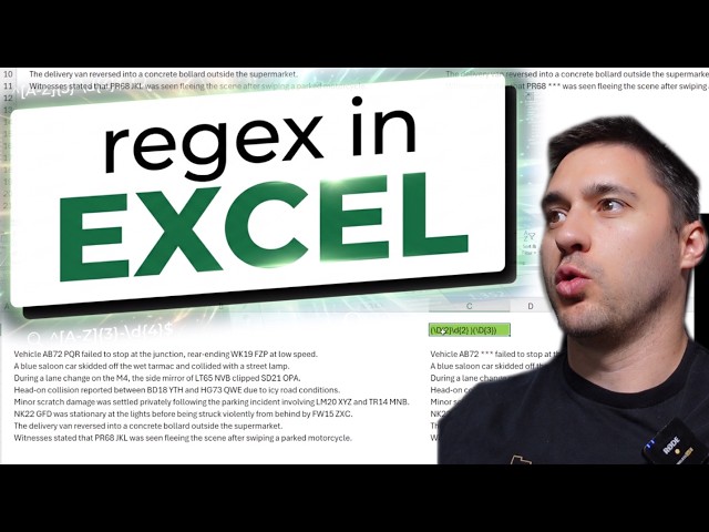 REGEX in Excel 101 - Full Course -  Introduction