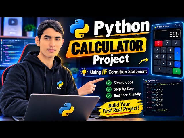Build Your First Python Calculator in 10 Minutes | How to Build a Python Calculator Step by Step