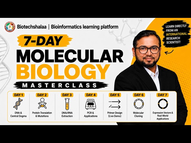 Day 2 | Molecular Biology Masterclass | Learn from an International Research Scientist