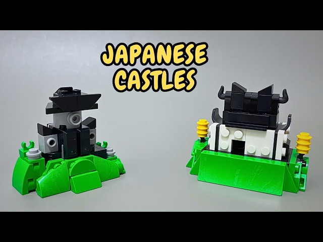 LEGO Japanese Castles made with a F1 Car