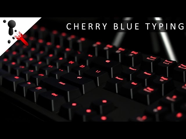 5 minutes of fast typing on Cherry MX Blue Switches (clicky)