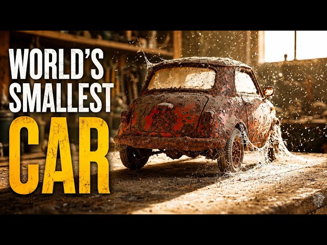 World’s Smallest Car Restoration | Rusty Mini Microcar Fully Restored (ASMR)