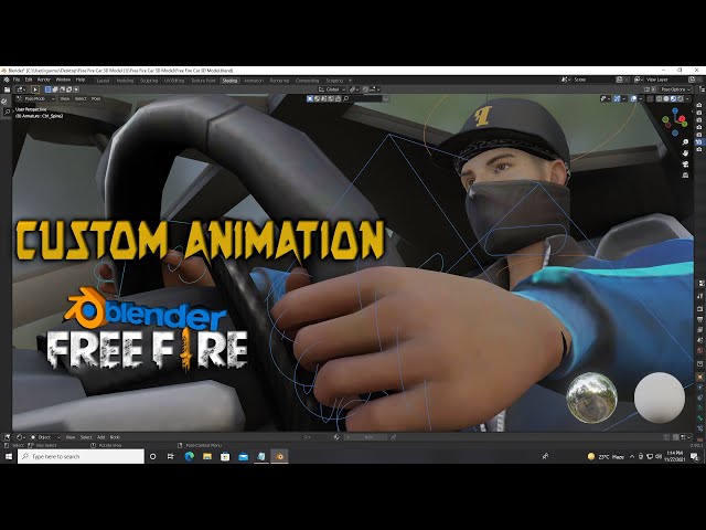 How To Make Custom Animation In Blender | Animate Your Own Free Fire 3D Character | Blender Tutorial