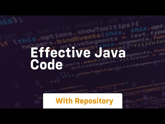 effective java code